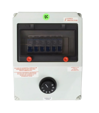 Quality Spa DB Box Grey suitable for 2 Pumps